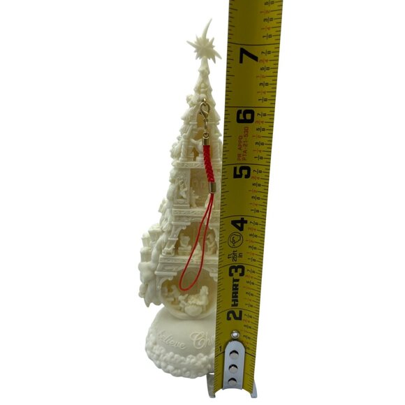 Mark Klaus 3-D Hand Sculpted Illuminated Christmas Wishing Tree Ornament 2007 - Picture 7 of 15